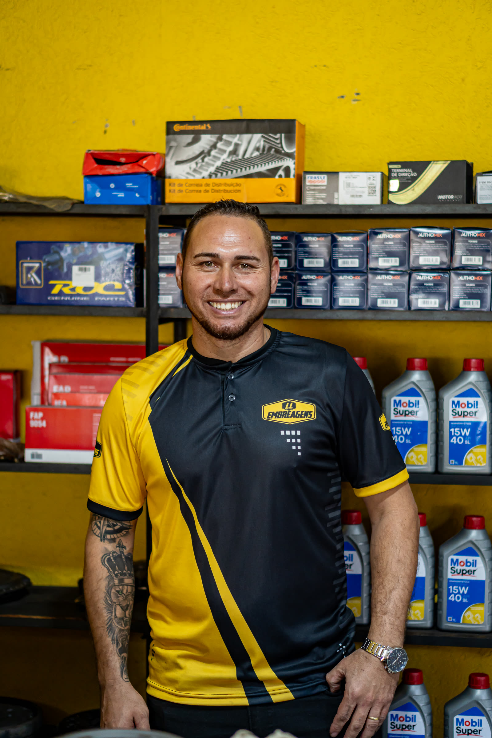 Luciano Lovato, sócio-proprietário da LL Embreagens